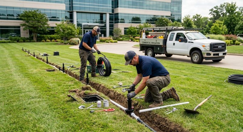 Field Irrigation Installation in Aiken, SC