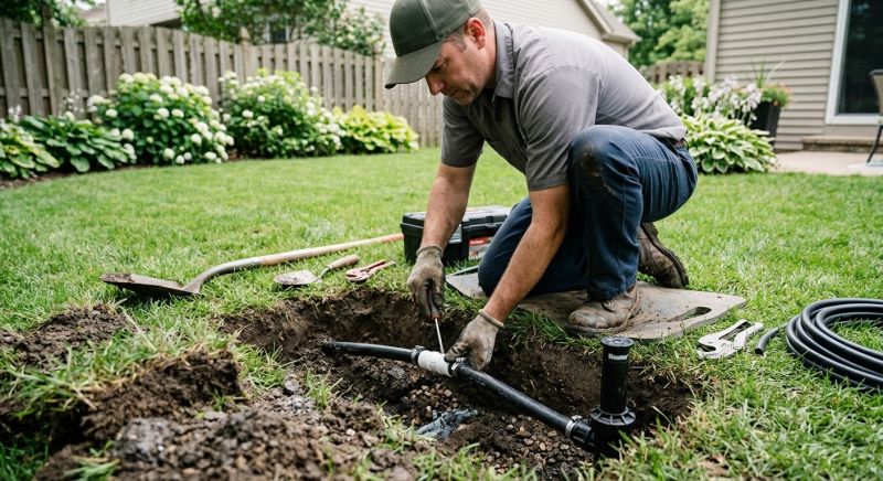 Sprinkler Line Replacement in Aiken, SC