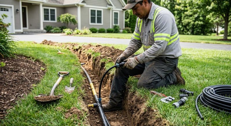 Sprinkler Line Replacement in Ventura County, CA
