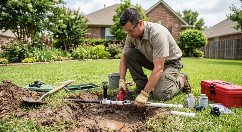 Sprinkler Line Replacement in Ventura County, CA